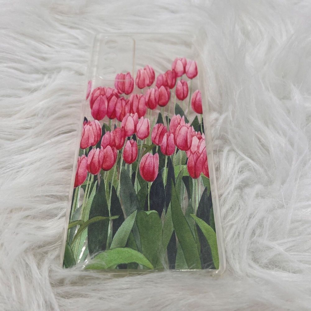 Samsung Galaxy Note 20 Ultra Case With Pink Tulips‎ New